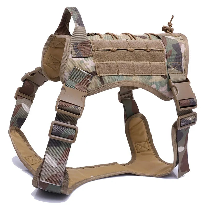 Hundegeschirr aus Nylon mit Handgriff und Bungee-Leine